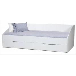 Кровать Фея-3 симметричная (900х2000) белый