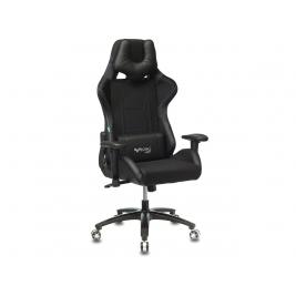 Кресло VIKING-4 AERO BLACK Черный искусственная кожа / Тканевая вставка