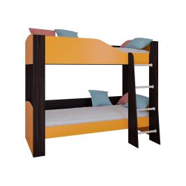 Кровать Астра-2 лайт Венге/Оранжевый