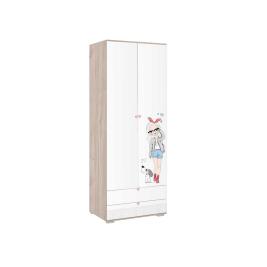 Шкаф для одежды Алина-5501 с доводчиками