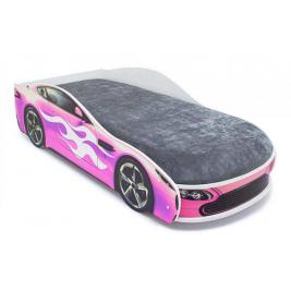 Кровать Бондмобиль розовый фото
