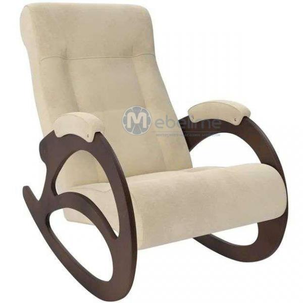 Кресло-качалка Модель-4 б/л орех / VeronaVanilla