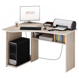 Компьютерный стол Триан-1 дуб сонома (левый)
