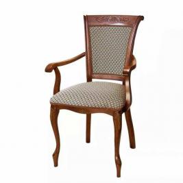 Стул-кресло С-19 вишня/агата коричневая