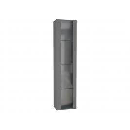 Шкаф-витрина Поинт-41 серый графит