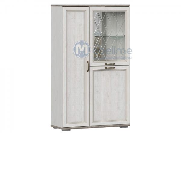 Шкаф-витрина Александрия ШК-115 2 дв сосна санторини светлая