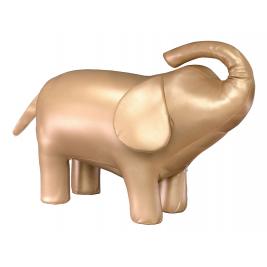 Пуф Слон-2, золотистый / гладкая