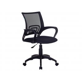 Кресло CH-695NLT BLACK, TW-11 Черный, ткань / TW-01 Черный, сетка