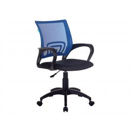 Кресло CH-695NLT BL/TW-11, TW-11 Черный, ткань / TW-05 Синий, сетка