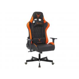 Кресло KNIGHT ARMOR черный / оранжевый