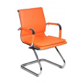 Кресло CH-993-LOW-V Иск. кожа оранжевый