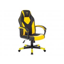 Кресло ZOMBIE GAME-17 черный / желтый