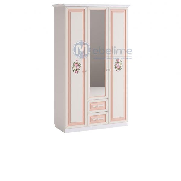 Шкаф для одежды Алиса МКА-002 Белый / Крем