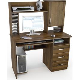 Компьютерный стол КлСК-3н3 деревянный