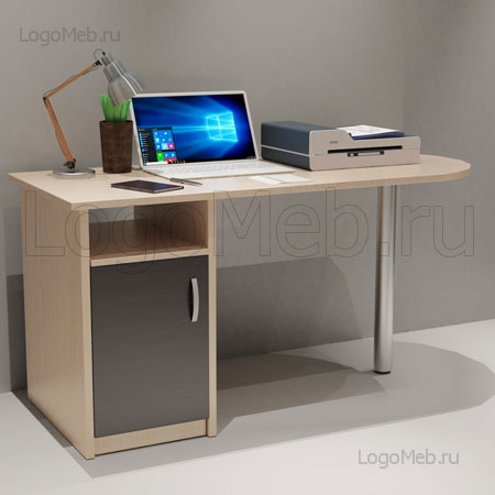 Компьютерный стол с металлической ножкой Ученик-27