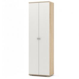 Шкаф для одежды Тунис-3 с полочками белый