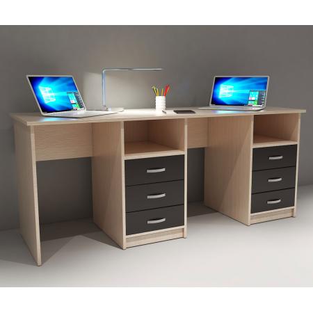 Компьютерный стол для двоих Дабл-36