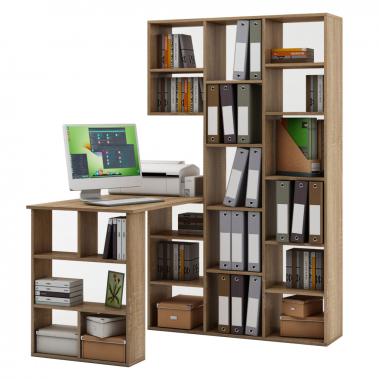 Стол-стеллаж Феликс-15 дуб сонома 1100x1300x1726 мм.