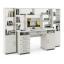 Уголок школьника Лайт-8Я с надстройкой белый