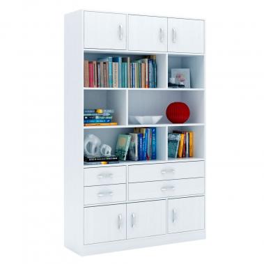 Книжный шкаф Либерти-62 белый 1149x350x2076 мм.
