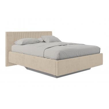Кровать с подъемным механизмом Нейми 120х200, кремовый велюр 1370x2140x1010 мм.
