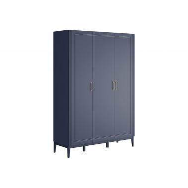 Шкаф 3 дв Федерика, темный лазурный 1511x519x2181 мм.