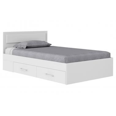 Кровать София NEW с ящиками 120х200, белый 