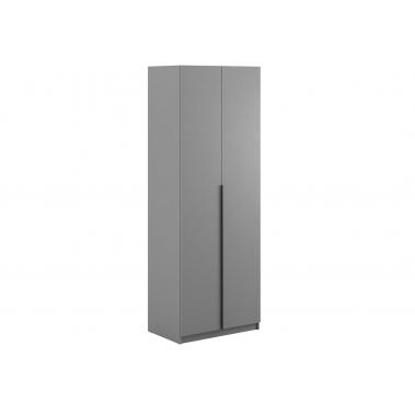 Шкаф 2 дв Арно с полками и штангой, графит