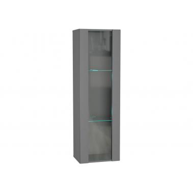 Шкаф навесной Point 21 c блоком питания, серый графит 400x290x1260 мм.
