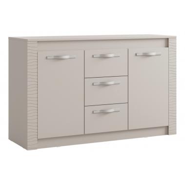 Комод Монако 3 ящ 2 дв NEW, кашемир 1360x460x850 мм.