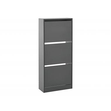Обувница Лаком 3, серый графит 520x220x1220 мм.