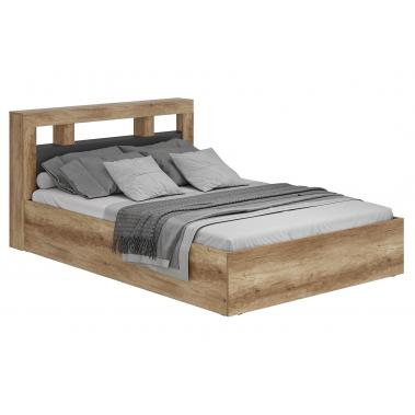 Кровать с подъемным механизмом Прима 140х200, дуб каньон/графит 1470x2210x950 мм.