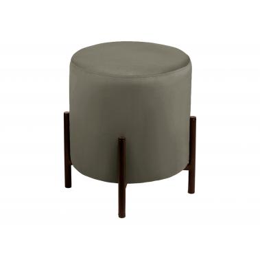 Табурет Эрик / AV 481, графитовый бархат/черный 430x430x460 мм.