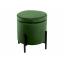 Табурет Ханс / AV 482, изумрудный бархат/черный 