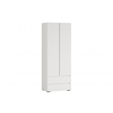 Шкаф 2 дв Элли, белый 800x460x2100 мм.