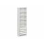 Шкаф 2 дв Эккервуд ШК-75 с четырьмя ящиками, полками и антресолью, белый