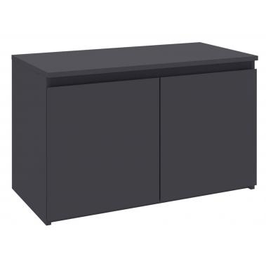 Обувница Лаура 464.12, серый уголь 790x410x490 мм.