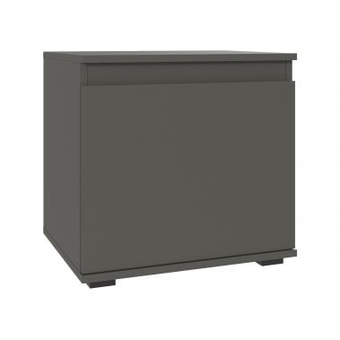Тумба для обуви Старк 50, серый графит 500x400x480 мм.