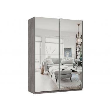 Шкаф-купе Smart 1624 240х160х60, бетон/фасад (з.з).01.(00.00).01 1600x600x2400 мм.