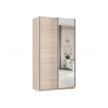 Шкаф-купе Smart 1224 240х120х60, ясень шимо светлый/фасад (д.з).01.(01.00).01 1200x600x2400 мм.