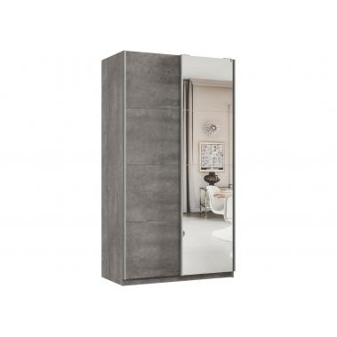 Шкаф-купе Smart 1224 240х120х60, бетон/фасад (д.з).01.(01.00).01 1200x600x2400 мм.