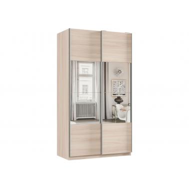 Шкаф-купе Smart 1224 240х120х60, ясень шимо светлый/фасад (дз.дз).01.(01.01).01 1200x600x2400 мм.