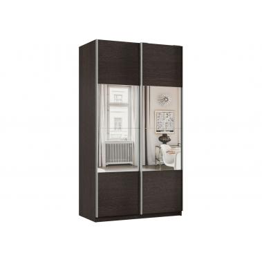 Шкаф-купе Smart 1224 240х120х60, венге/фасад (дз.дз).01.(01.01).01