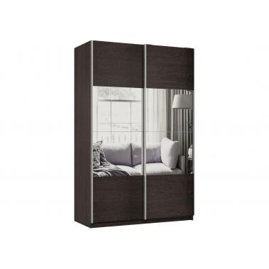 Шкаф-купе Smart 1424 240х140х60, венге/фасад (дз.дз).01.(01.01).01 1400x600x2400 мм.