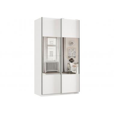 Шкаф-купе Smart 1224 240х120х60, белый/фасад (дз.дз).01.(01.01).01 1200x600x2400 мм.