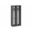 Гардеробная система Эккервуд 1, 2-дверный без дополнительных элементов, графит